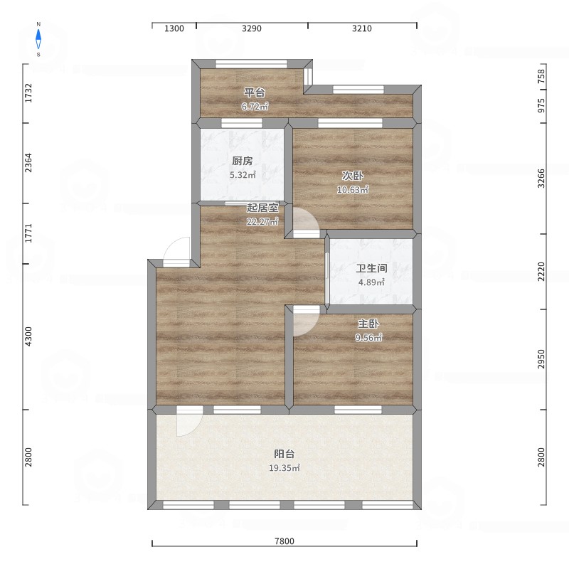 月潭愛丁堡78.75㎡小兩居戶型深度解析 空間變量與設計突圍